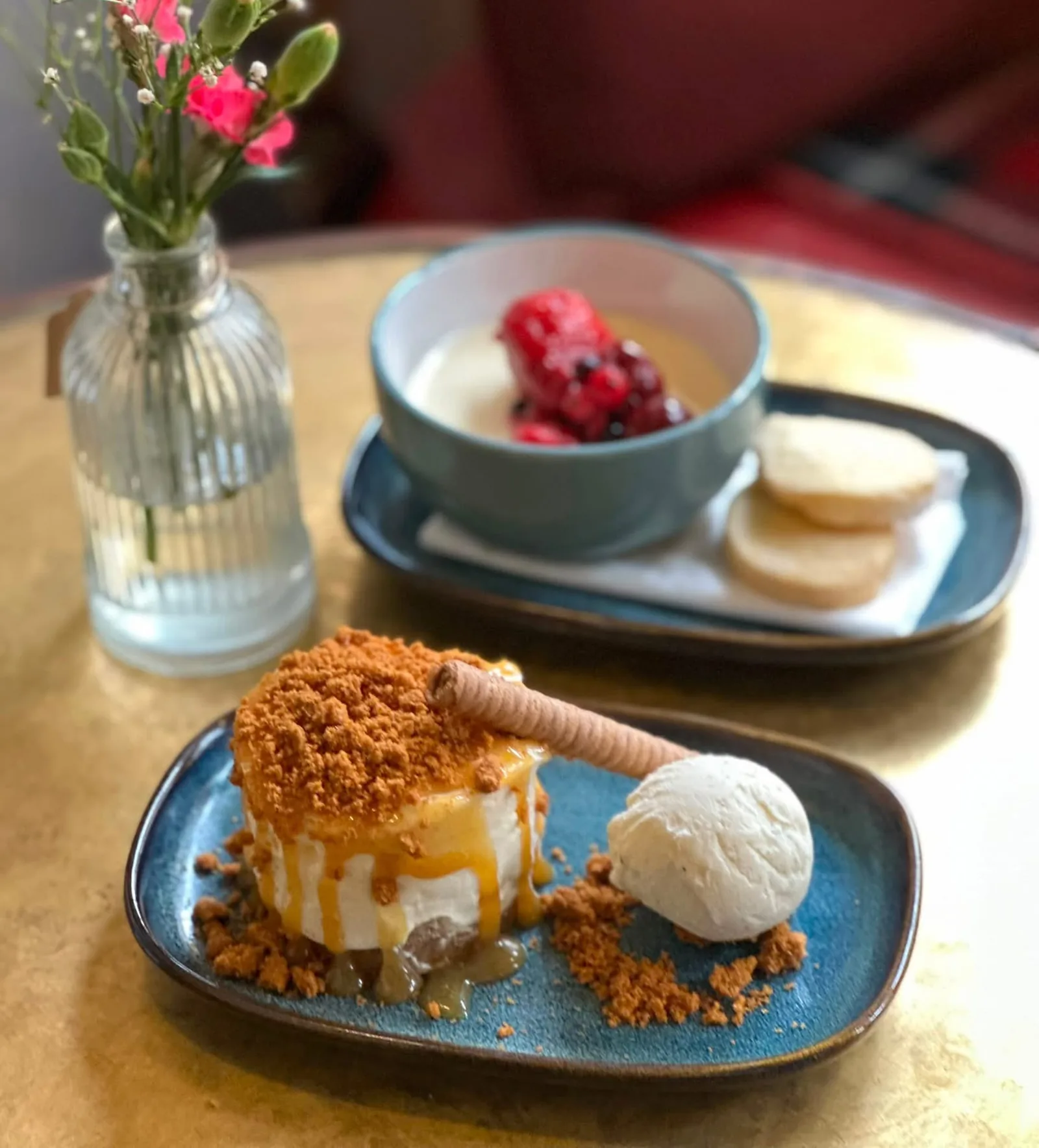 Desserts at The Green Dragon